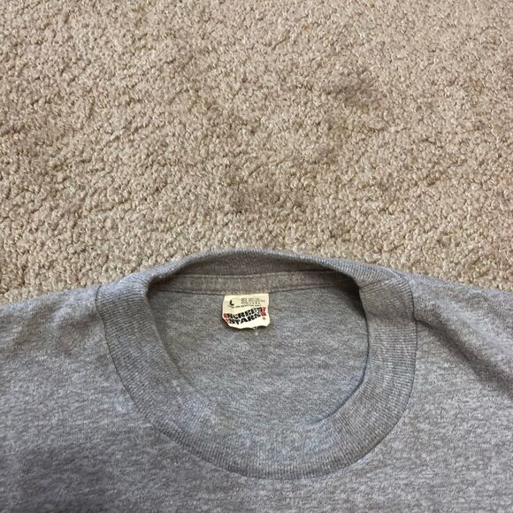 Vintage Screen Stars Men's Grey Enjoy Coca-Cola T-Shirt Made in USA Size Large - Picture 3 of 4